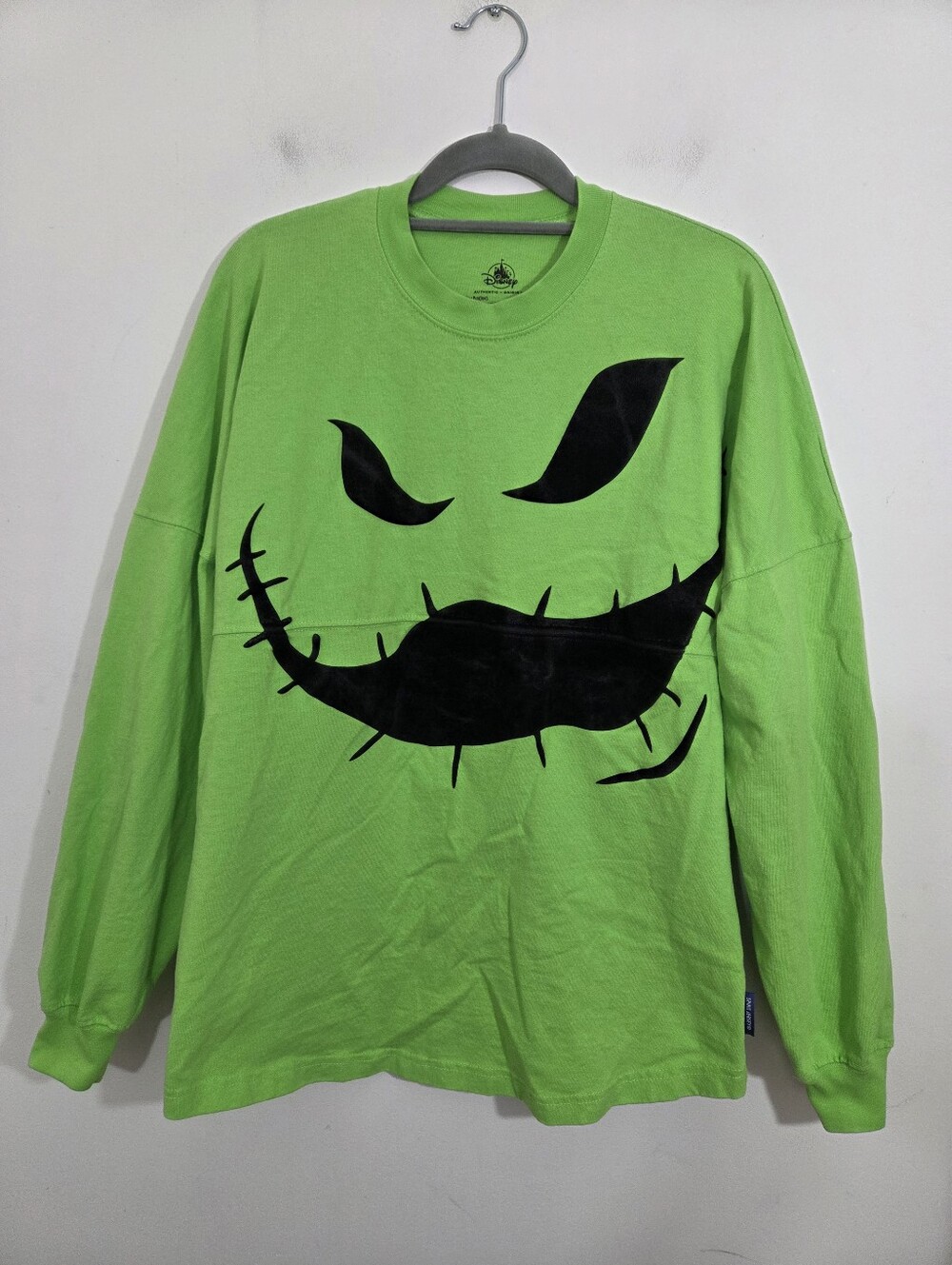 Spirit Jersey Disney Nightmare Before Christmas Oogie Boogie Green Shirt Small - Picture 2 of 7